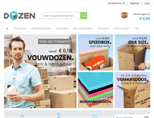 Tablet Screenshot of dozen.nl